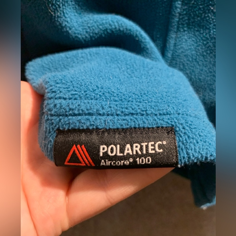 Lands End Polartec Blue Fleece Jacket